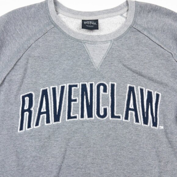 Harry Potter Ravenclaw Sweatshirt Adult Large Gray Universal Studios Wizarding - Picture 7 of 13